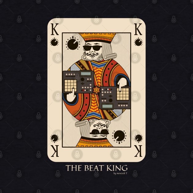 Beatmaker King Card for Music Producer and Dj by Mewzeek_T